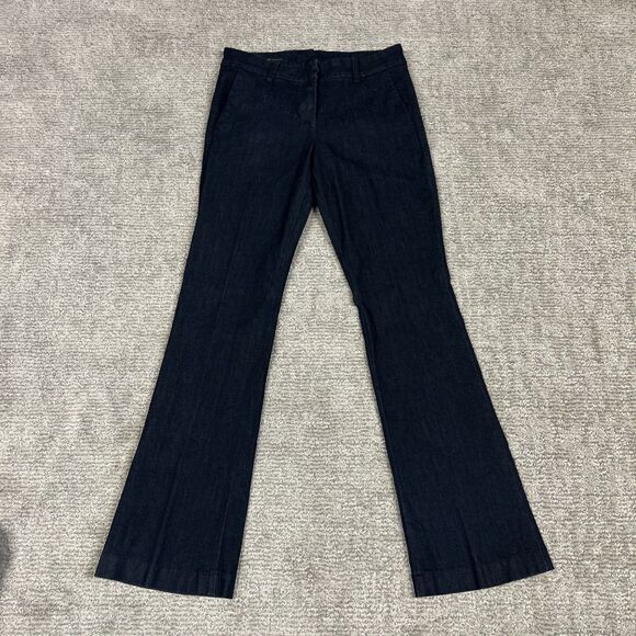 Kut from The Kloth Athena Trouser Jeans Womens 4 Petite Boot Cut Dark Wash Pants - Picture 1 of 11